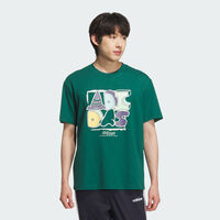 V GFX TEE 3 情侣款纯棉运动休闲短袖圆领T恤